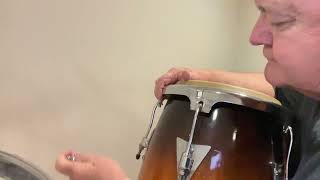 Tuning the LP Aspire Congas #drums #drumlife #tuning #congas