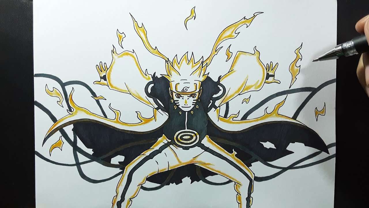 vẽ Naruto how to draw Naruto - YouTube