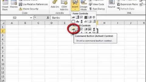 Activex control - Excel VBA - Visual Basic Tutorials
