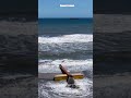 Proyecto de regeneración de playas: reparto de arena en la playa de Avon en Carolina del Norte