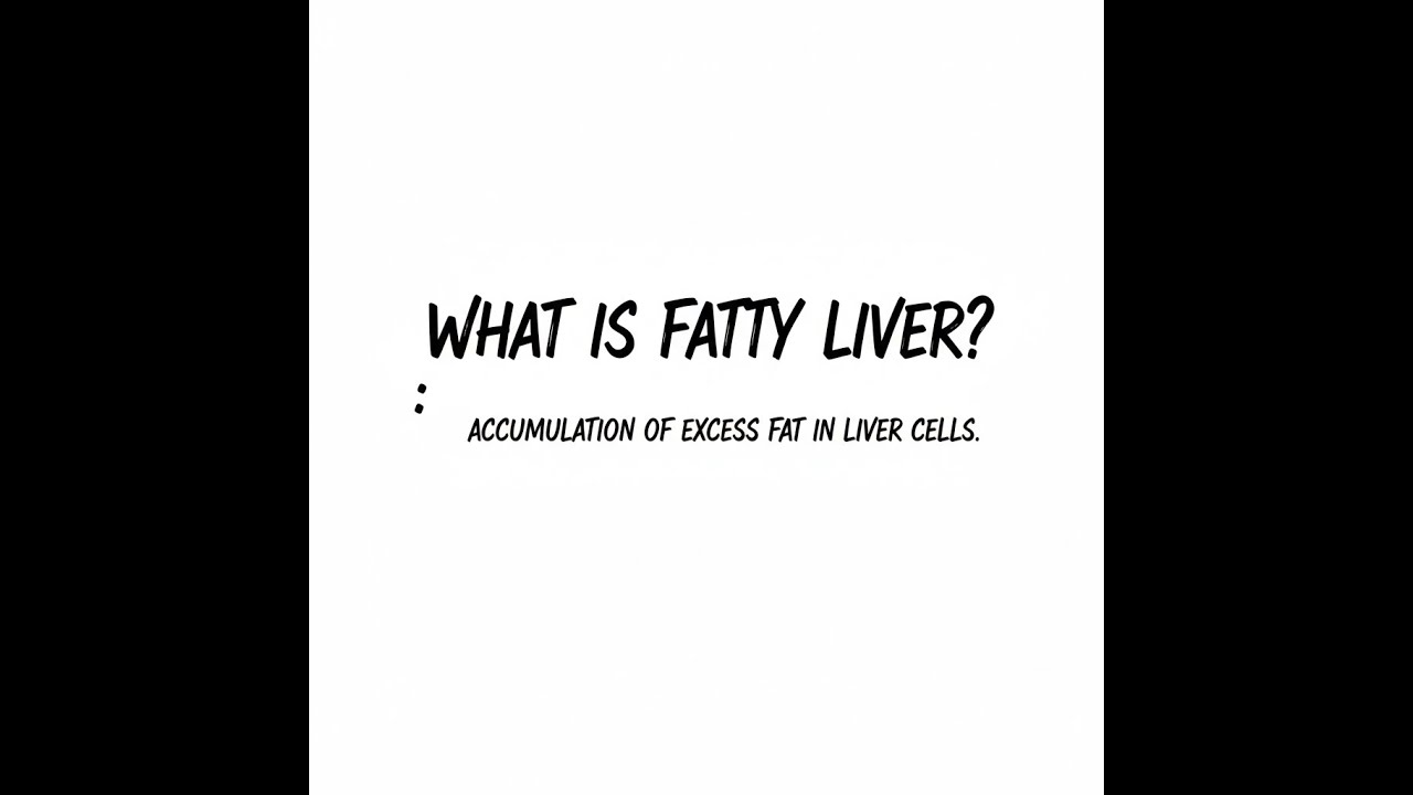 what is fatty liver?