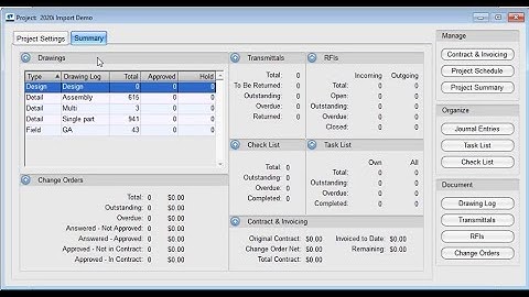 Tekla EPM 2020i New Feature:  Better Management of Drawings