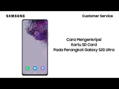 Cara Mengenkripsi Kartu SD - Galaxy S20 Ultra