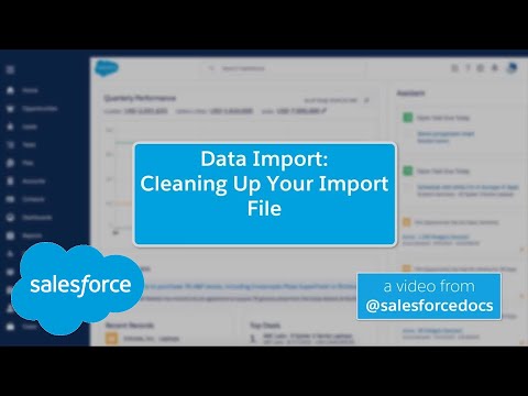 Data Import: Clean Up Your Import File | Salesforce * UPDATED VIDEO LINK IN DESCRIPTION - Data Import: Clean Up Your Import File | Salesforce * UPDATED VIDEO LINK IN DESCRIPTION