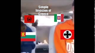 Italy tries to invade Greece WW2 Meme