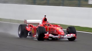 Ferrari F1 F2004 Ex Michael Schumacher - INSANE V10 ENGINE SOUNDS!!