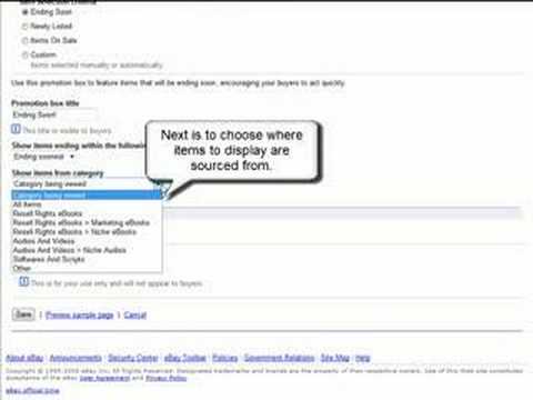 How To Set Up Promotion Boxes On Your Ebay Store - YouTube