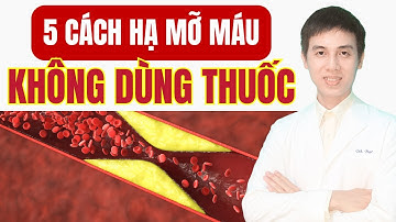 5 Cách Hạ Mỡ Máu Không Dùng Thuốc | Dược sĩ Đạt