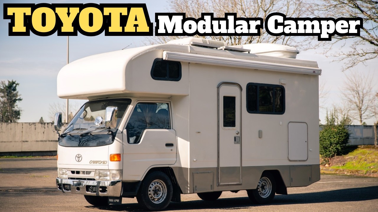Toyota Diesel Motorhome from Japan WILD layout | 2001 Toyota Camroad Walkthrough and POV by Ottoex