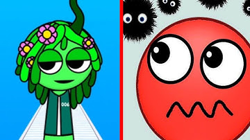 Sprunki Run Vs Hide Ball - I Found All Max Level Up Epic Gameplay #388