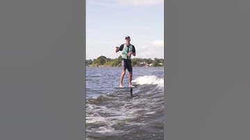 How to pump foil behind the boat | Wake foiling with Brian Grubb