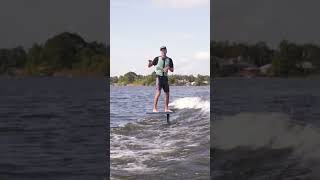 How to pump foil behind the boat | Wake foiling with Brian Grubb