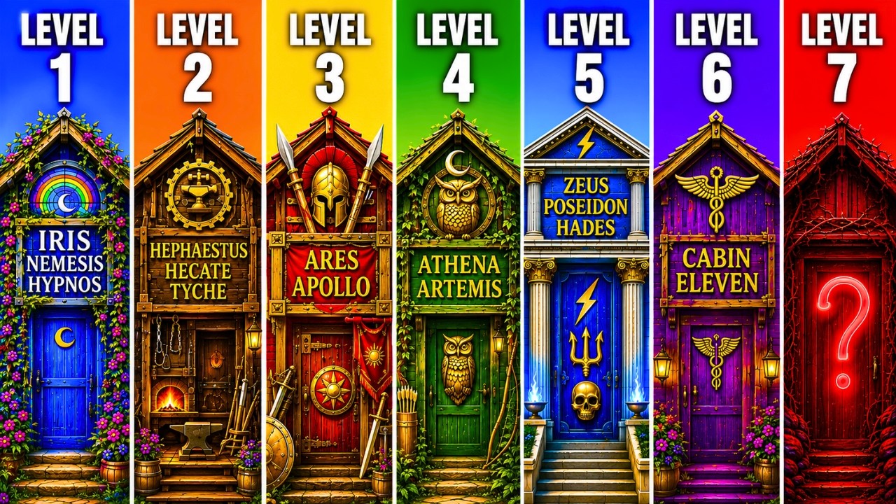 The 7 Levels of Cabins In Percy Jackson (One Nearly Ended The World)