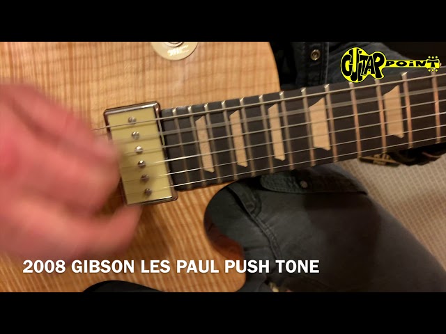 2008 Gibson Les Paul Push Tone | GuitarPoint Vintage Guitars - YouTube