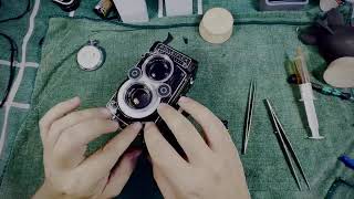 Rolleiflex 3.5f slow speeds speedy repair