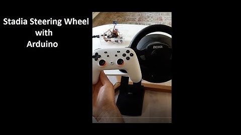 Stadia Steering Wheel with Arduino