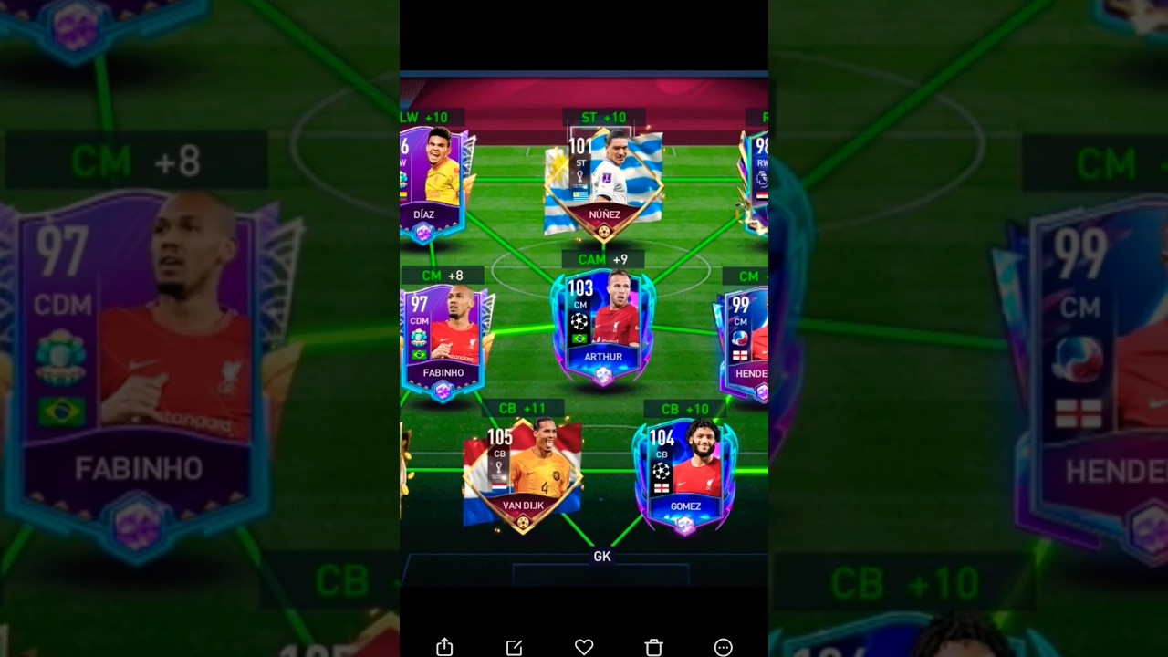 LIVERPOOL Special Squad Builder FIFA Mobile