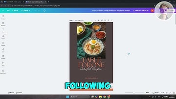 How To Make a Recipe Book On Canva | Step By Step