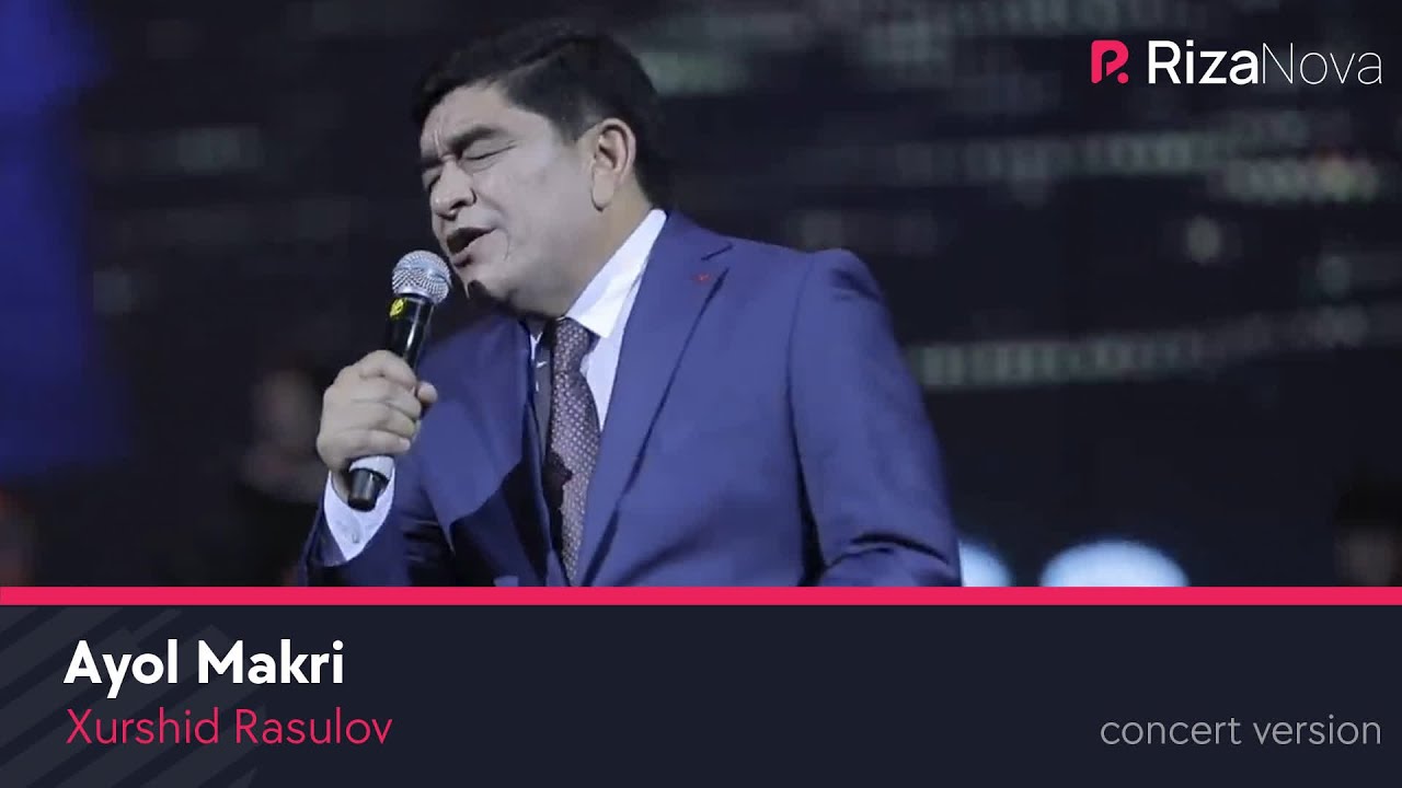 Watch Xurshid Rasulov - Ayol Makri (LIVE VIDEO 2021) on YouTube Watch Xurshid Rasulov - Ayol Makri (LIVE VIDEO 2021) on YouTube