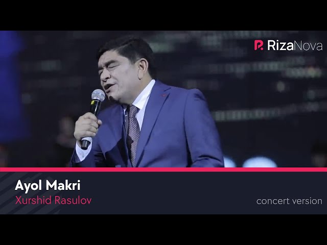 Xurshid Rasulov - Ayol Makri (LIVE VIDEO 2021)