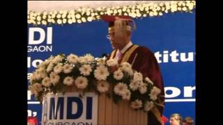 Convocation 2011 Mr Vinod Rai wmv
