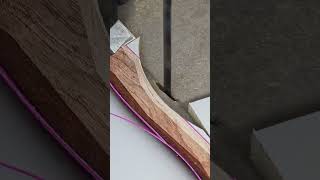 ASMR VISUAL 🪓 #OddlySatisfying #BandsawArt #PrecisionCutting #WoodArt #SmoothSlicing
