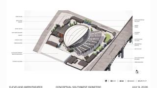New renderings revealed for Bedrock's proposed 6,200-seat amphitheater along Cleveland's riverfront