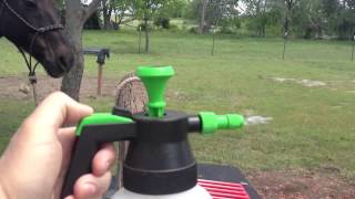 Horse Fly Sprayer Pump Discussion - Buddy Scratches his belly - Rick Gore Horsemanship