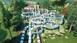 EPIC Waterslide Tower All Onrides Planet Coaster 2 (made by Tiptubpizaa) [POV]