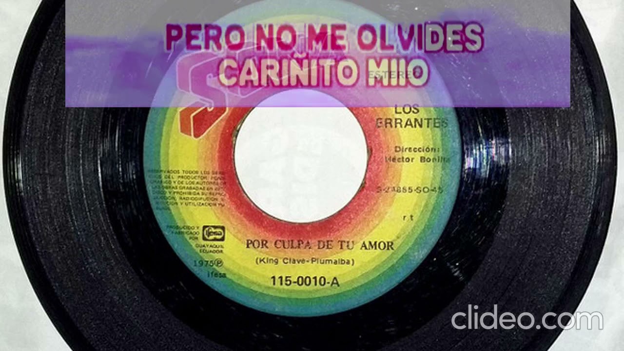 Por Culpa De Tu Amor -  Los Errantes(KARAOKE)ᴴᴰ