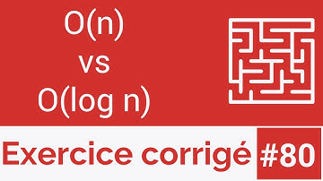 Exercice corrigé #80: Complexité linéaire O(n) vs Complexité logarithmique O(log n) (Darija)