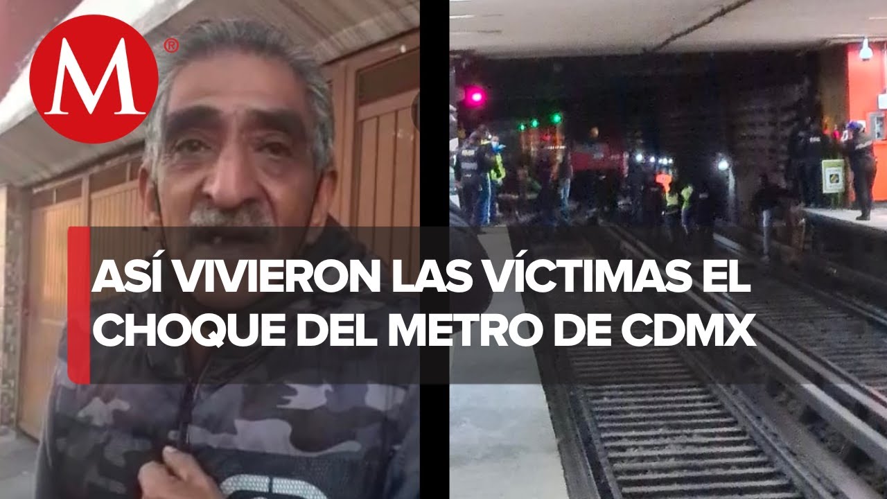 Pasajeros cuentan cómo fue el accidente de la Línea 3 del Metro de CdMx: 