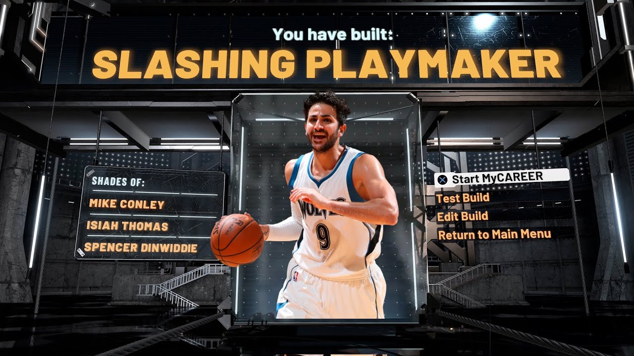 NBA 2K21 RICKY RUBIO BUILD IS A FLASHY PLAYMAKER - FACILITATE FINISH & DEFEND - SOLID 2 WAY POINT!