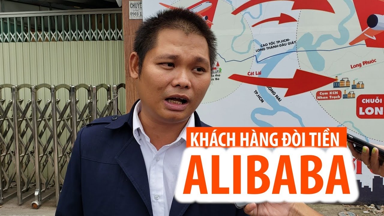 Lái Innova giăng băng rôn đòi công ty Alibaba trả lại... - youtube