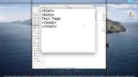 Introduction to Computer Science - Creating a WebPage With a MacBook Pro