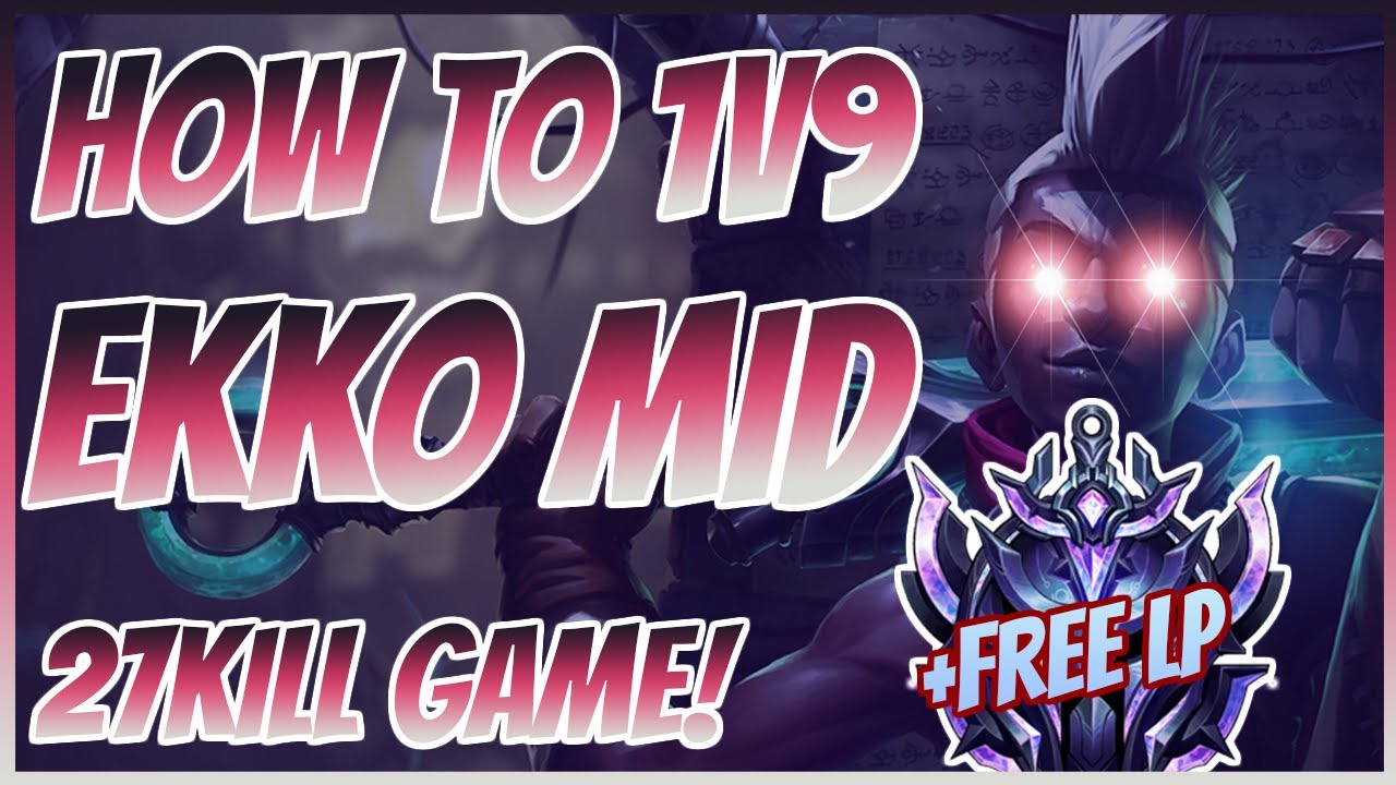 HOW TO 1V9 CARRY WITH EKKO MID | Ekko Educational League of Legends Gameplay