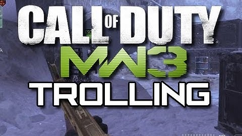 MW3 Trolling - Angry Squeakers! (MW3 Trolling Funtage)
