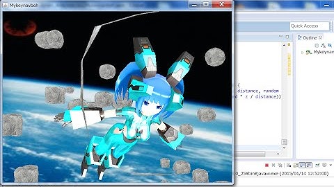 How to Make Lilyrain Destroy a Space Rock in Java 3D (with Source Code)/隕石破壊