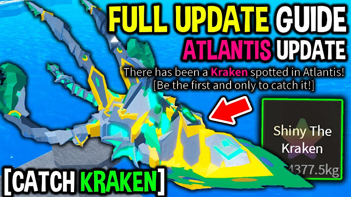 How To SOLVE EVERYTHING in ATLANTIS UPDATE GUIDE in Roblox Fisch..