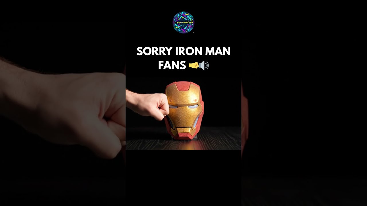ASMR Kinetic Sand Iron Man SMASHED 