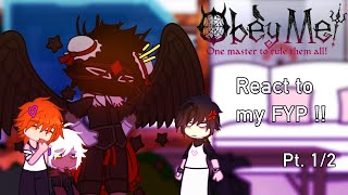 Obey Me React To My Fyp 12 シ