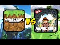 "MINECRAFT POCKET EDITION VS HAND CRAFT" (Minecraft Vs, HandCraft, Mobile Games, iOS, Android)