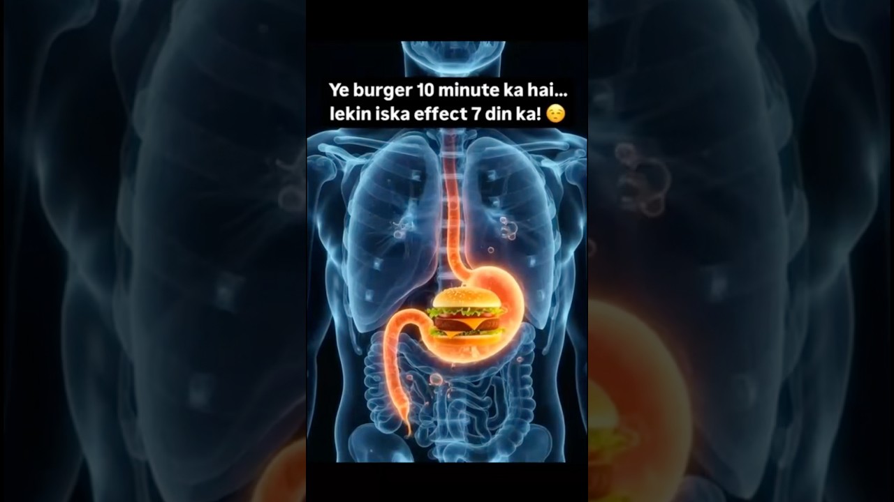 Fast Food 7 Din Tak Body Mein Kaise Rehta Hai? 