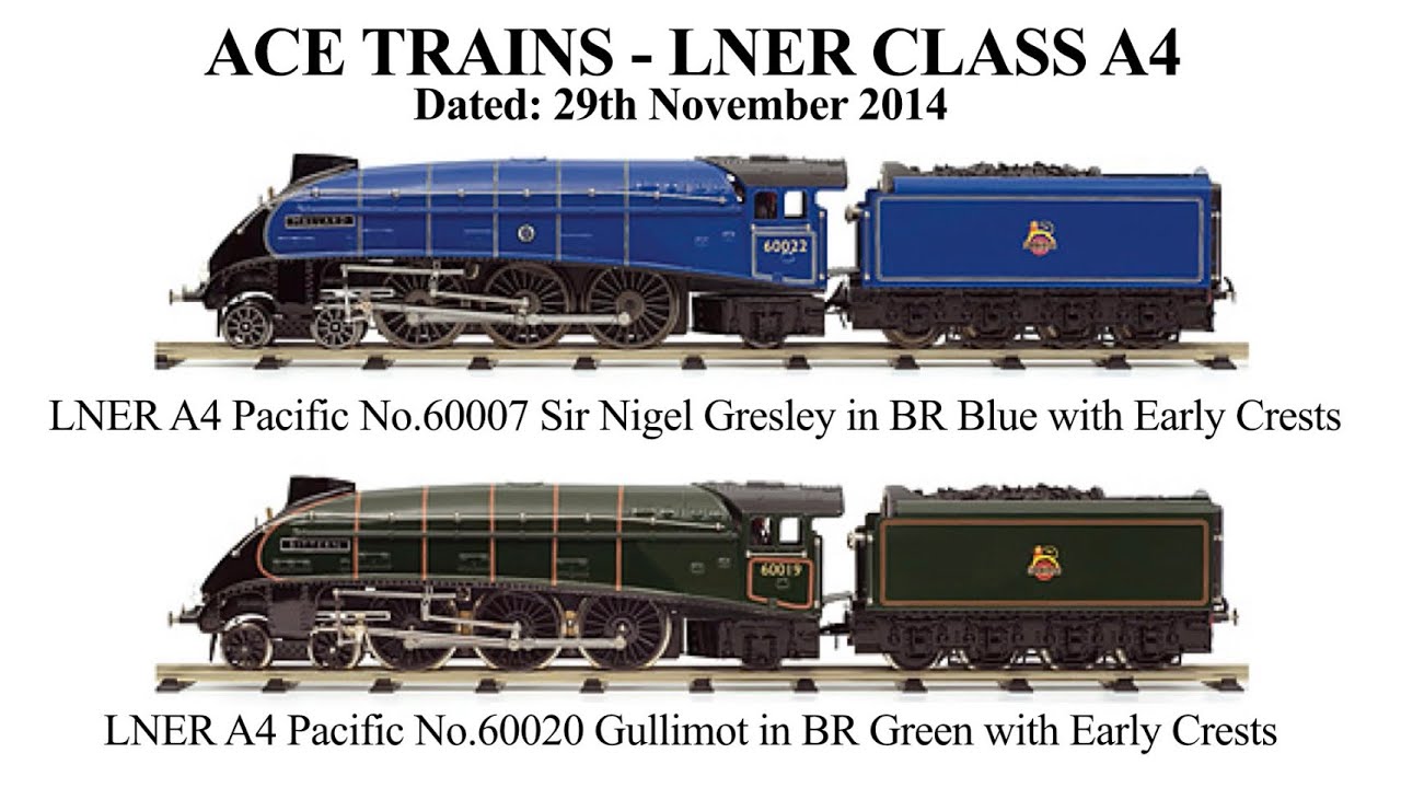 LNER Class A4s by Ace Trains - (Requested by Aaron Whitehead)
