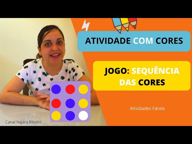 JOGO: SEQUÊNCIA DAS CORES - Professora Lisiê