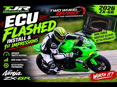 2026 ZX6R ECU Flash by Two Wheel Dyno | Install & First