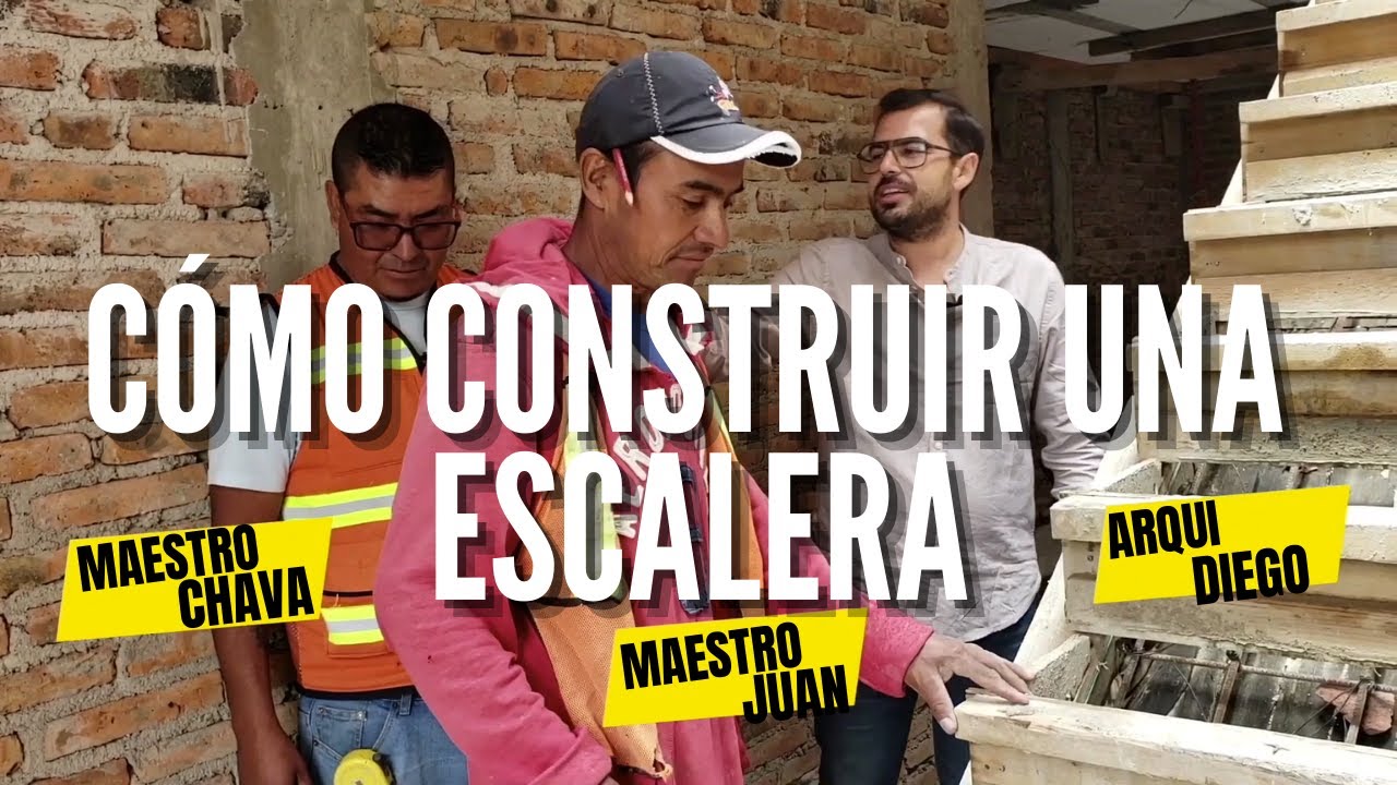 CÓMO hacer ESCALERAS DE CONCRETO 🏗️ - YouTube