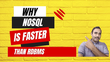 NoSQL Databases - why it is faster than RDBMS?
