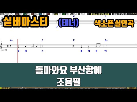 [은성 반주기] 돌아와요부산항에 - 조용필