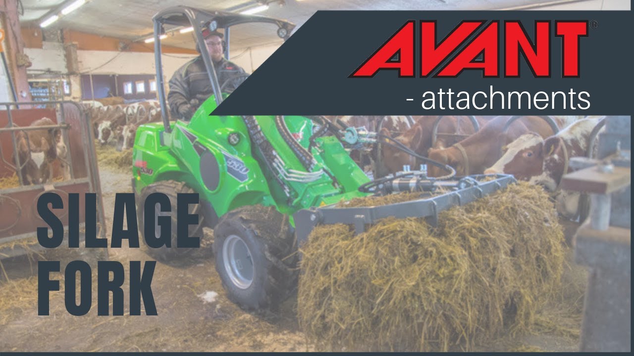 Avant attachments: Silage fork